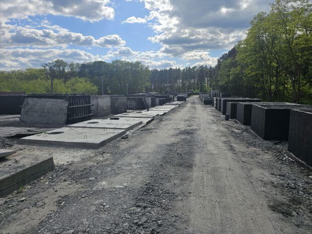 Zbiorniki betonowe różnych pojemności z atestem PZH  w Konstantynowie Łódzkim